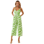Women's Floral Wide-Leg Jumpsuit with Spaghetti Straps