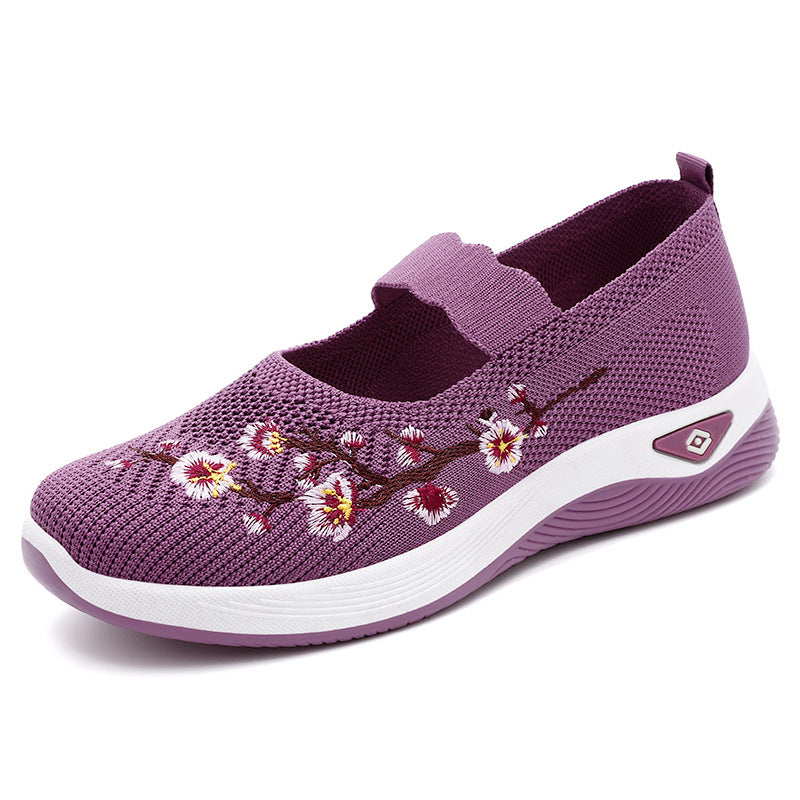 Women's Breathable and Decorative Slip-On Shoes