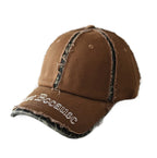 Men's Distressed Vintage-Inspired Baseball Cap