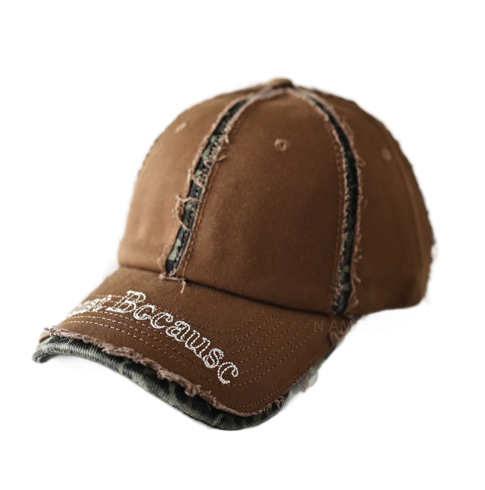 Men's Distressed Vintage-Inspired Baseball Cap
