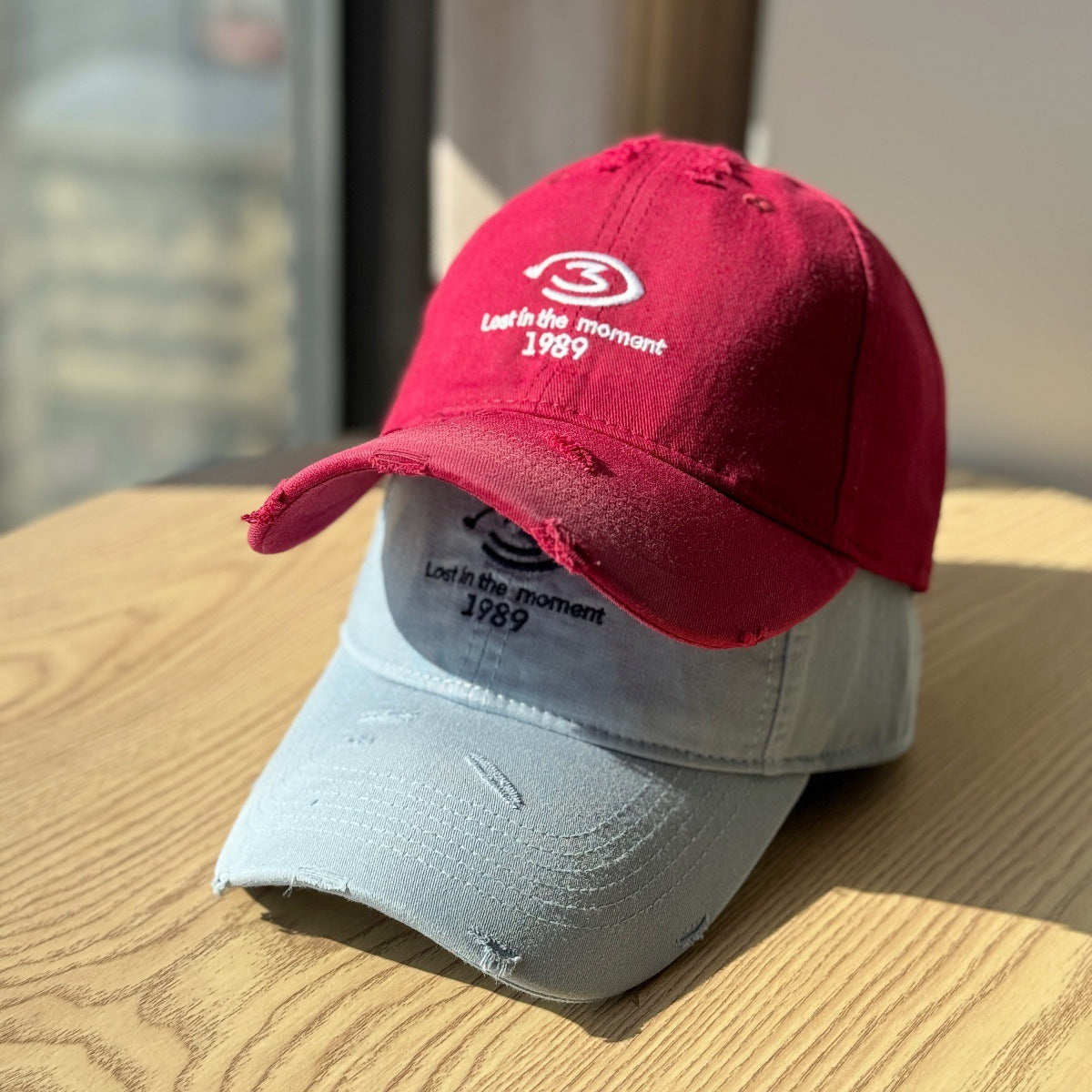 Men's Distressed Baseball Cap