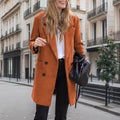 Elegant Boucle Trench Coat