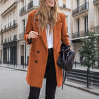 Elegant Boucle Trench Coat