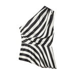 Women's Asymmetrical Top with Ruching