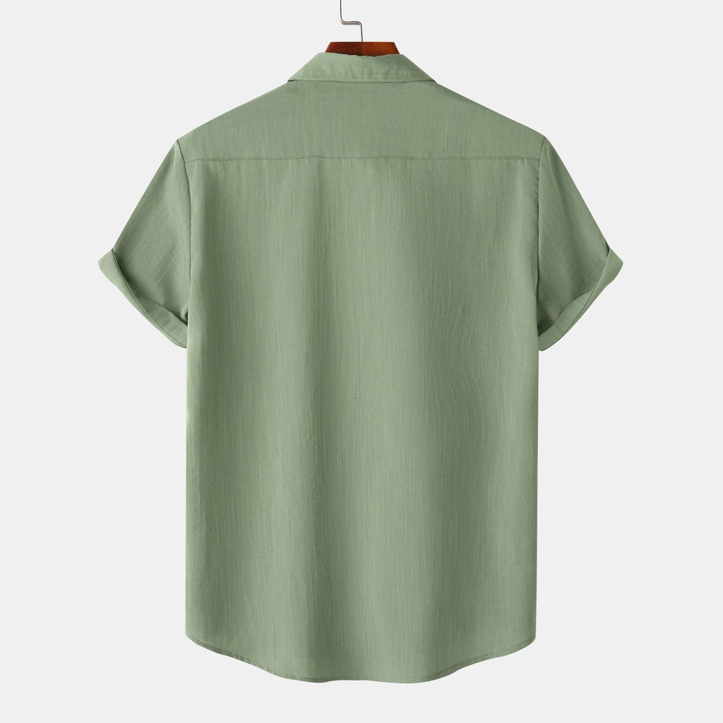 Women's Short-Sleeve Shirt with Comfortable Fit and Practical Chest Pocket