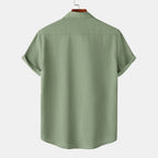 Women's Short-Sleeve Shirt with Comfortable Fit and Practical Chest Pocket