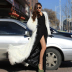 Women's Luxurious Faux Fur Coat with Elegant Lining