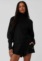 Women's Cozy Waffle Knit Sweater Set