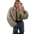 Elegant Faux Fur Jacket