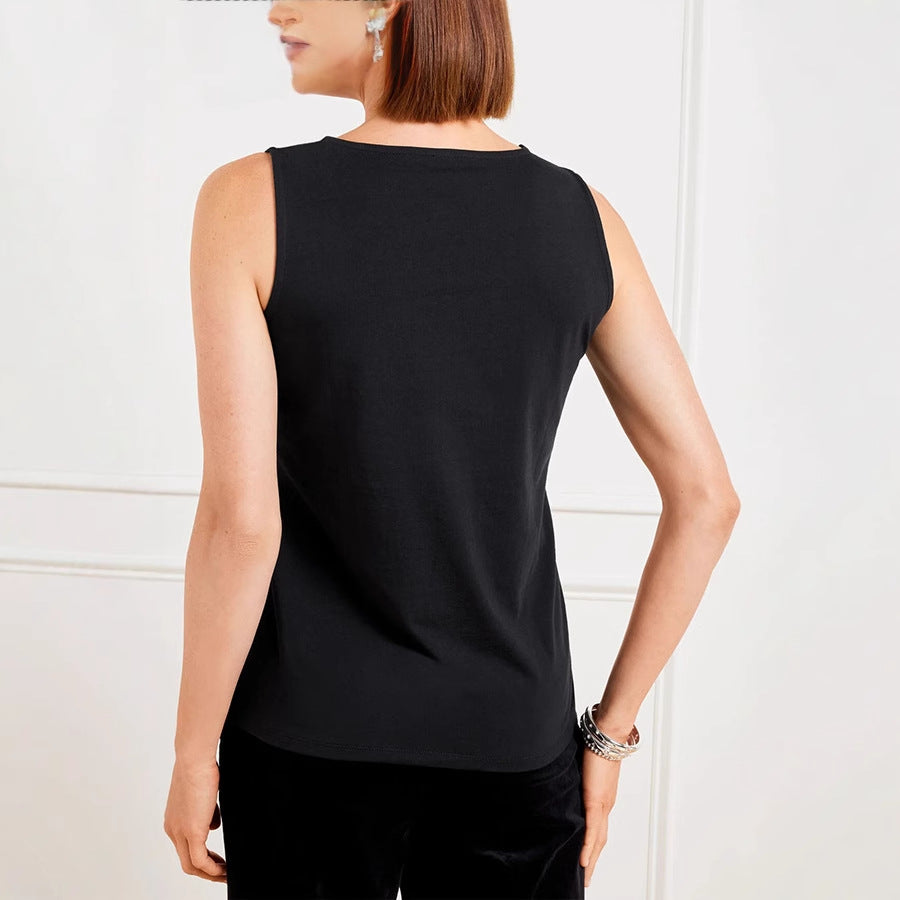 Women's Functional Blouse with Sequins