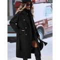 Women's Double-Breasted Wool Coat