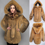 Women's Luxury Faux Fur Coat