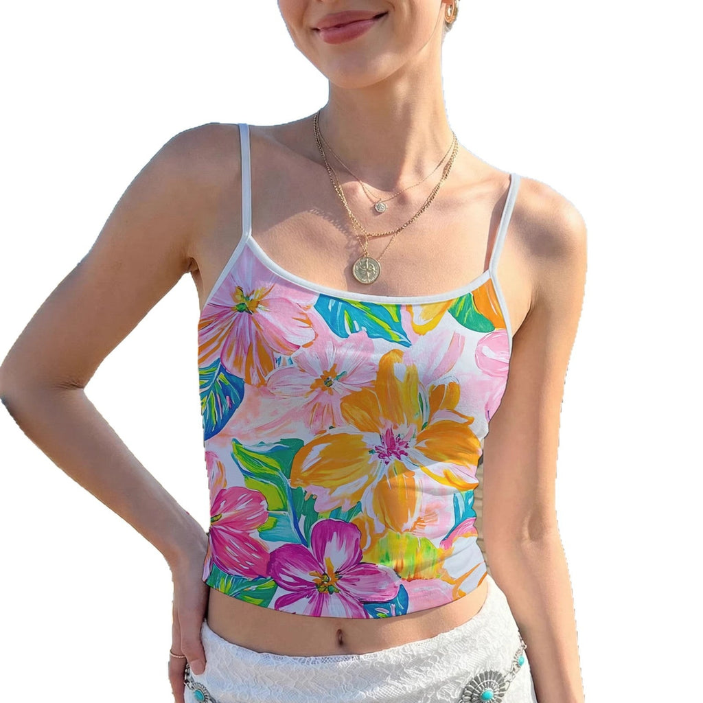 Women's Blouse Shirt with Floral Pattern