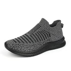 Women's Breathable Slip-On Sports Shoes with Elastic Knit