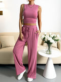 Casual Women's Two-Piece Set with High Comfort and Wide Cut