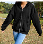 Women's Comfortable Hooded Jacket with Pockets