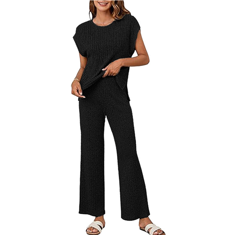 Women's Knitted Two-Piece Suit