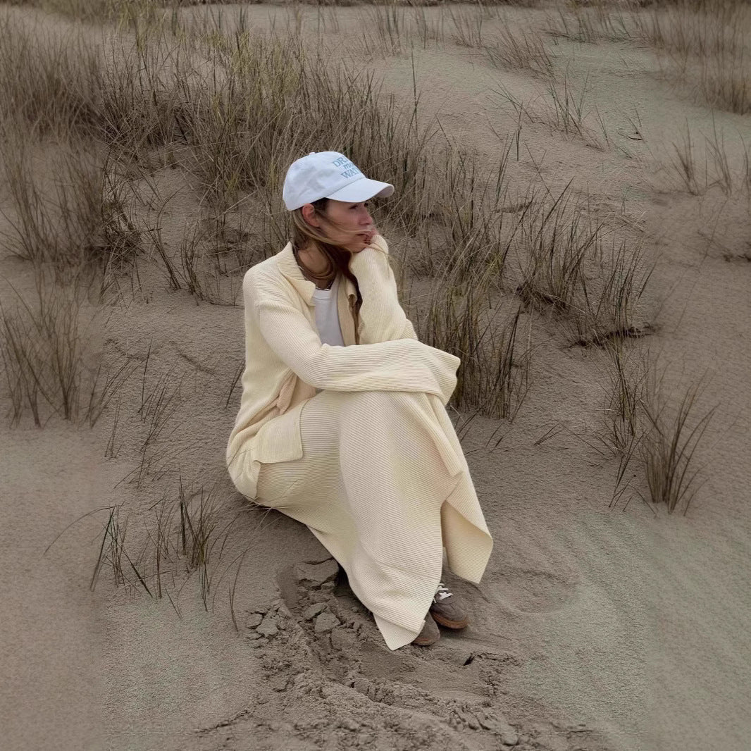 Women's Long Knit Coat