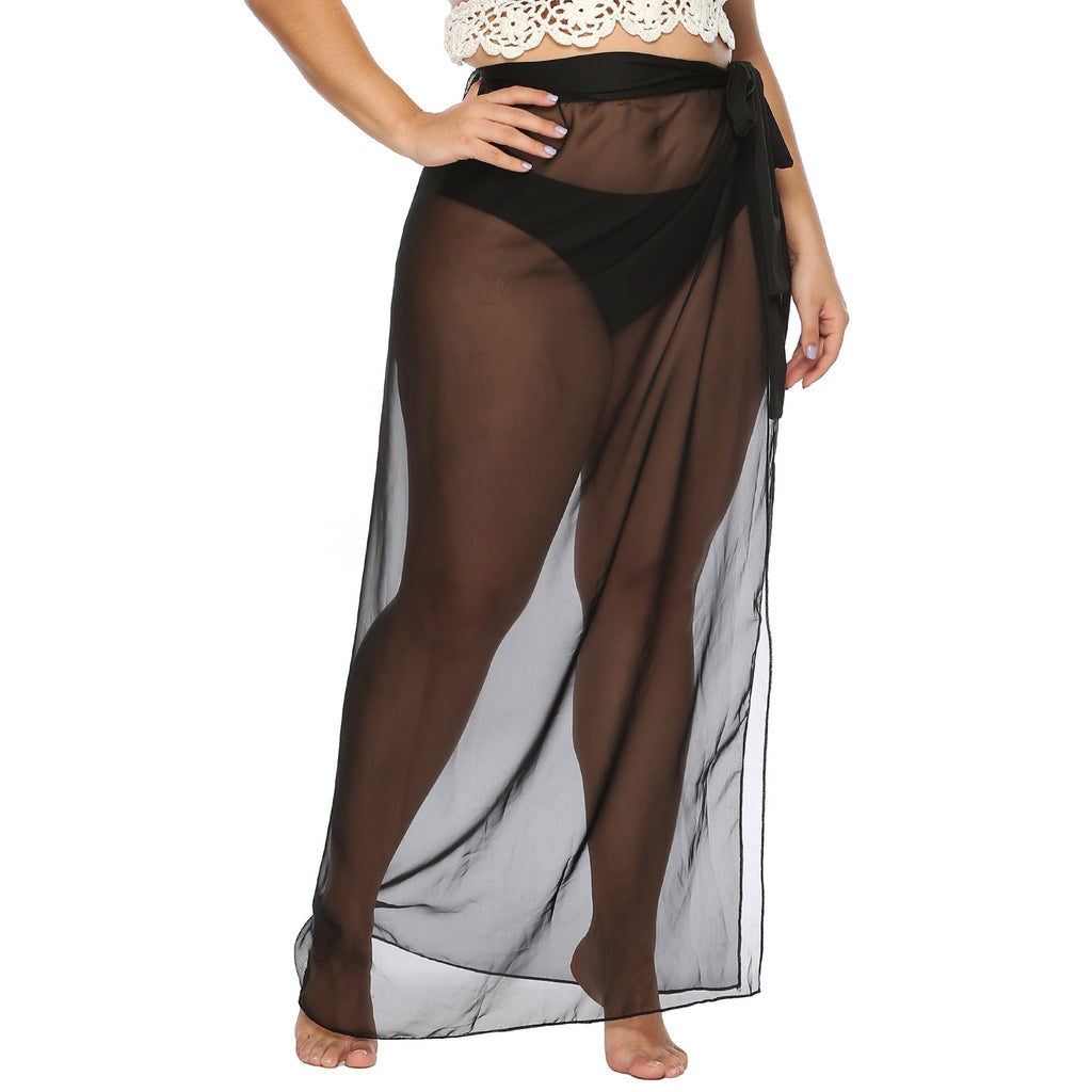 Women's Elegant Beach Cover-Up with Side Knot
