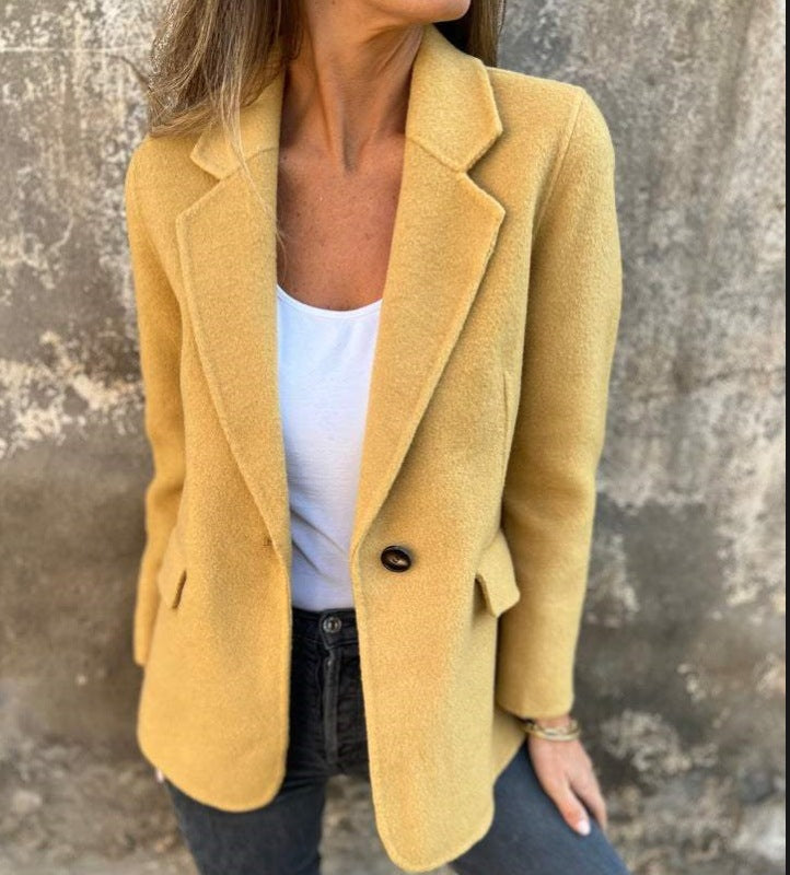 Elegant Textured Soft Blazer