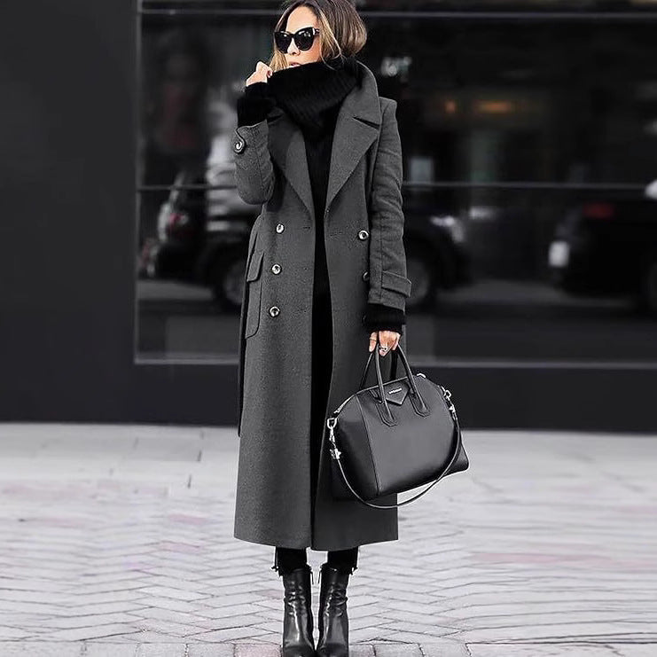Women's Elegant Wool Coat