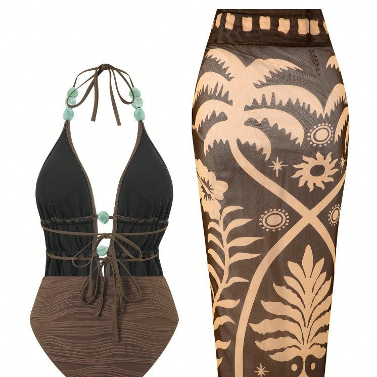 Women's Swimsuit with Detailed Ruching