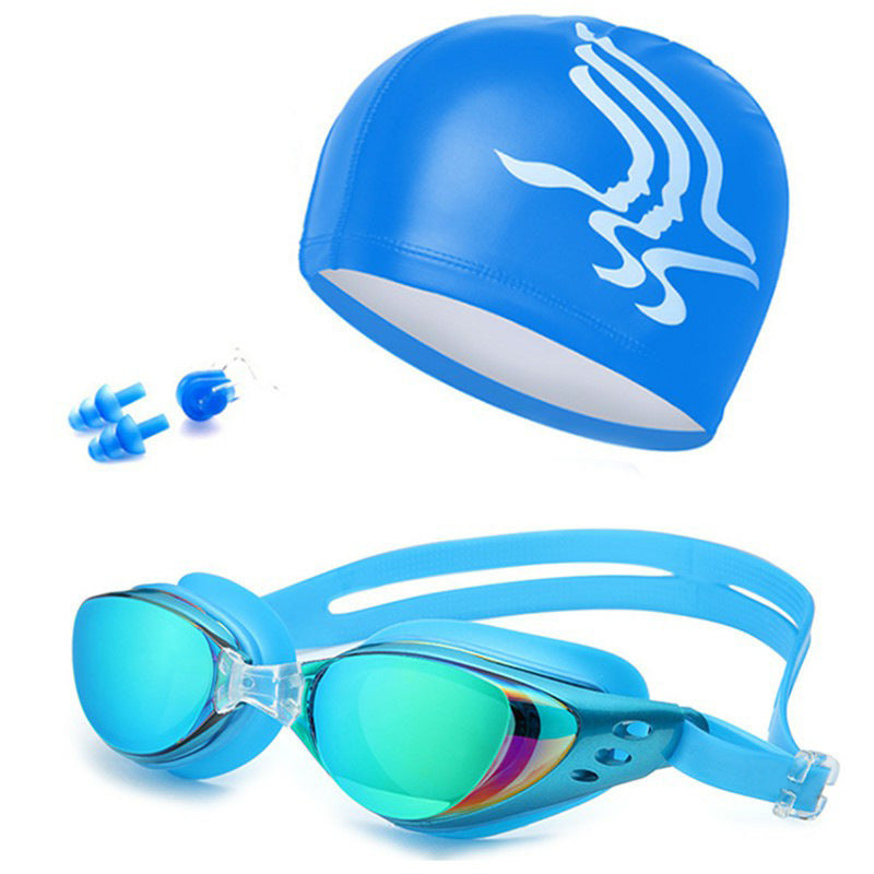 Swimming Set with Hydrodynamic Goggles and Kalsten Swim Cap