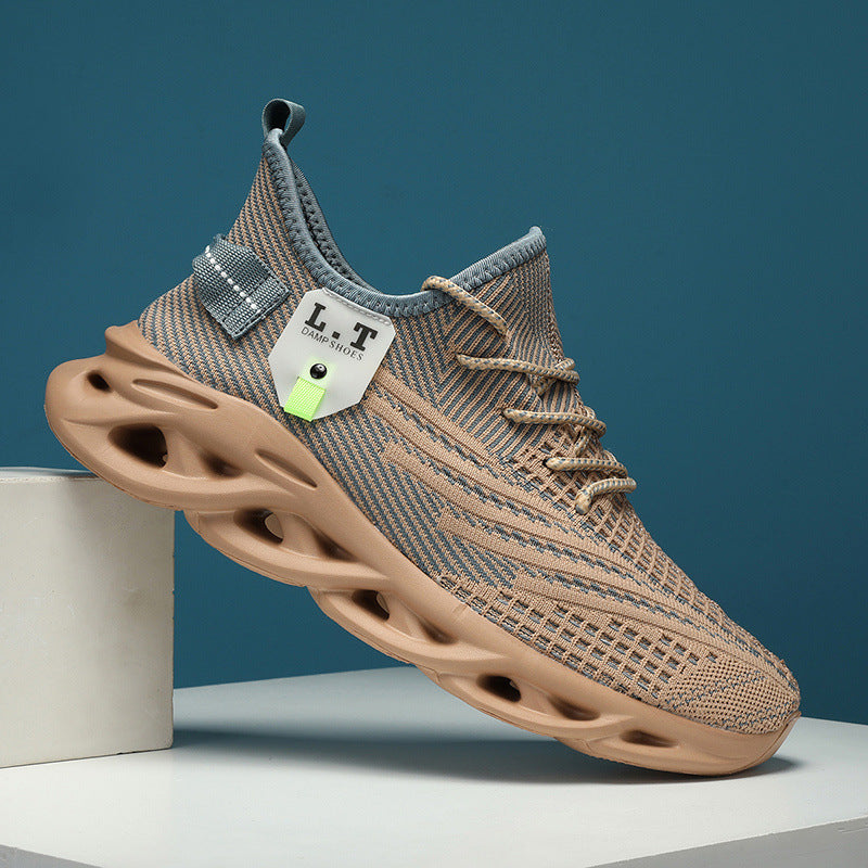 Women's Breathable Athletic Shoes with Cushioning Sole and Flexible Design