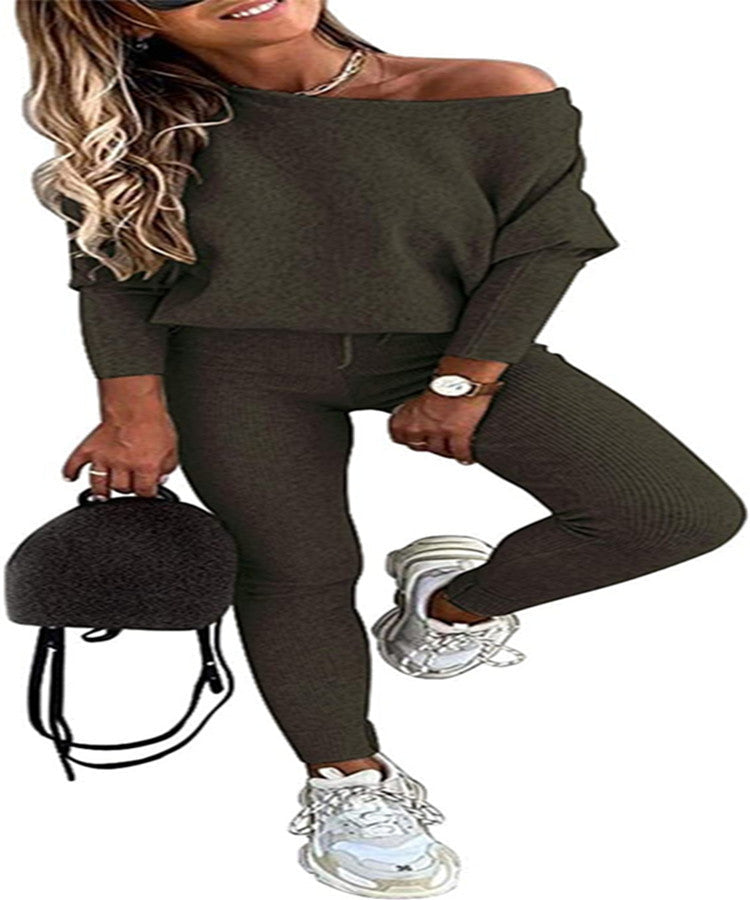 Women's Casual Knit Suit