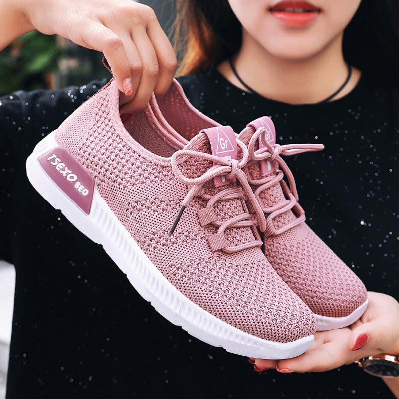 Women's Breathable Sport Sneakers with Flex Technology