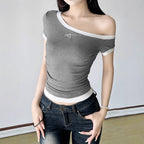 Women's Fitted Short-Sleeve Shirt