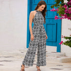 Women's Elegant Boho-Style Jumpsuit