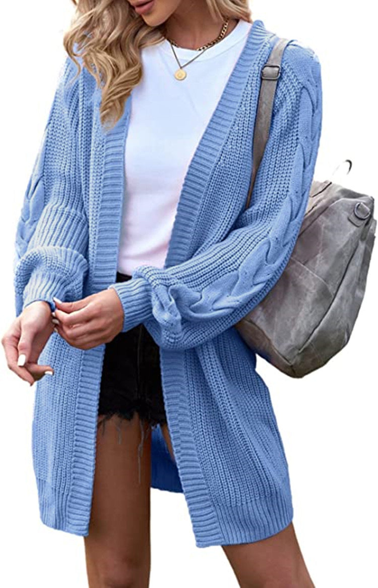Women's Chunky Knit Kimono Cardigan