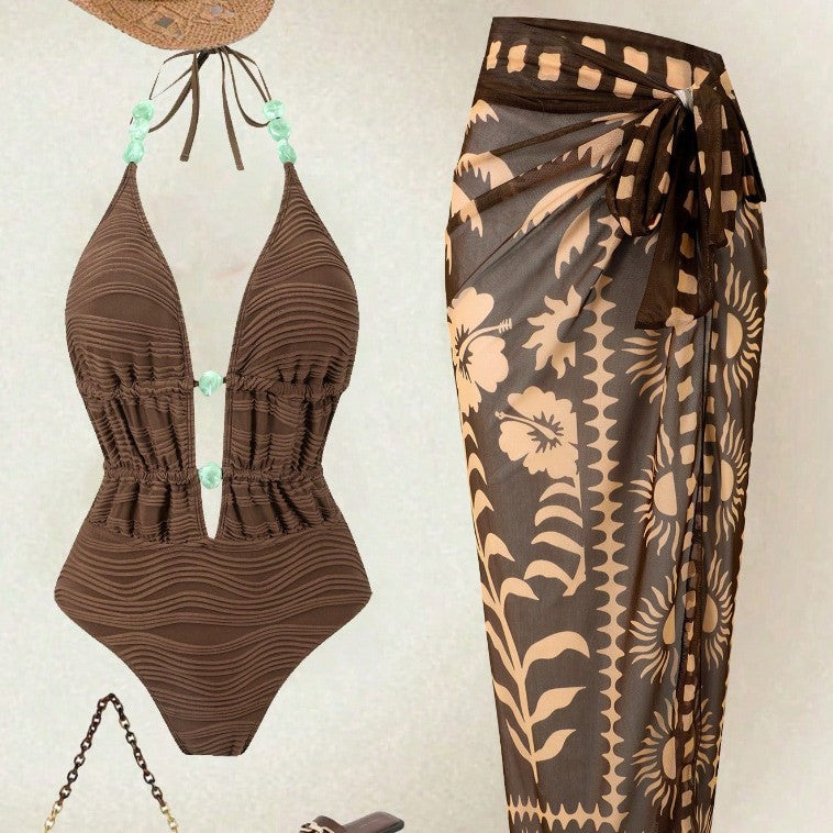 Women's Swimsuit with Detailed Ruching
