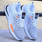Women's Breathable Running Shoes with Elastic Sole Construction