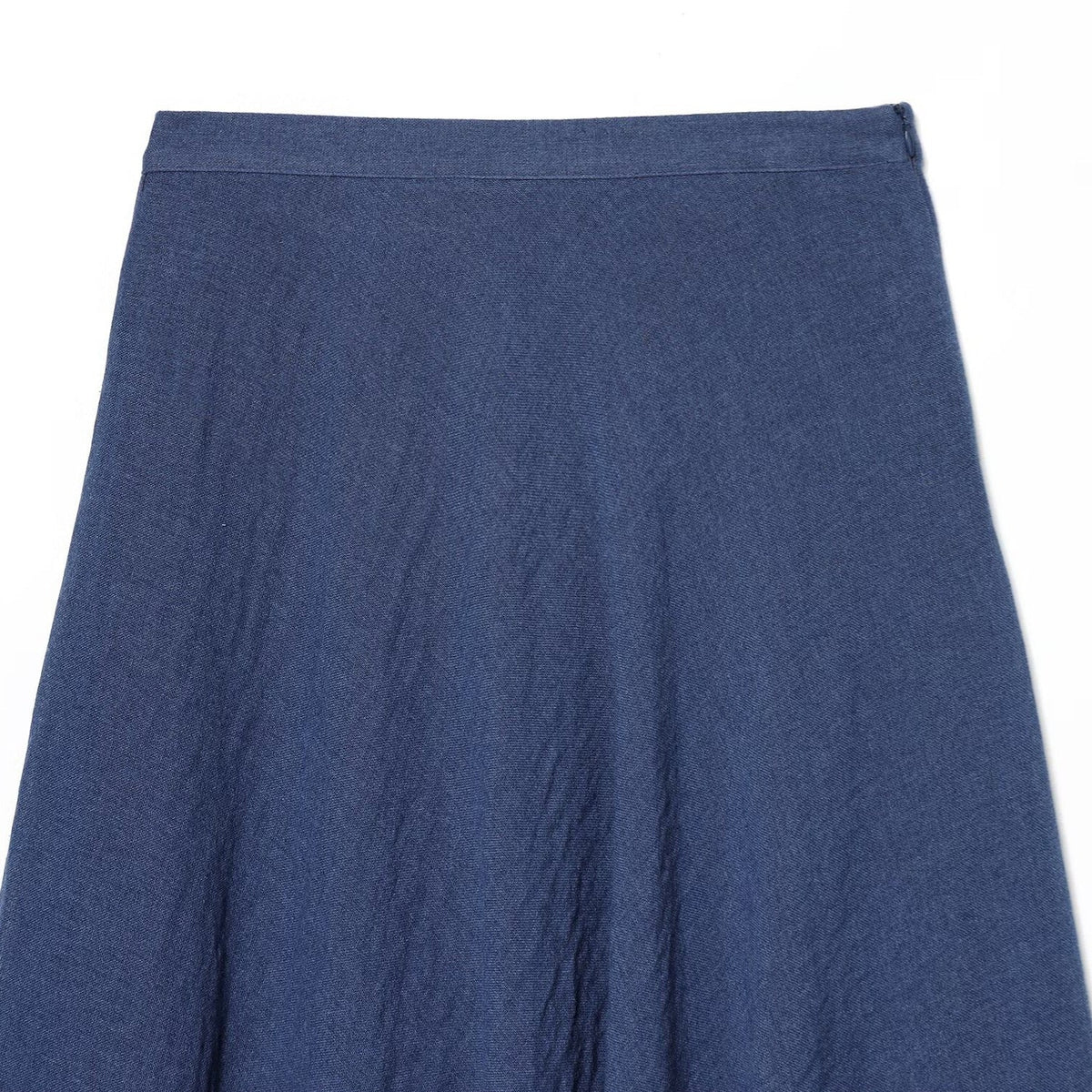 Women's Maxi Skirt with Flowy Cut and Asymmetric Details