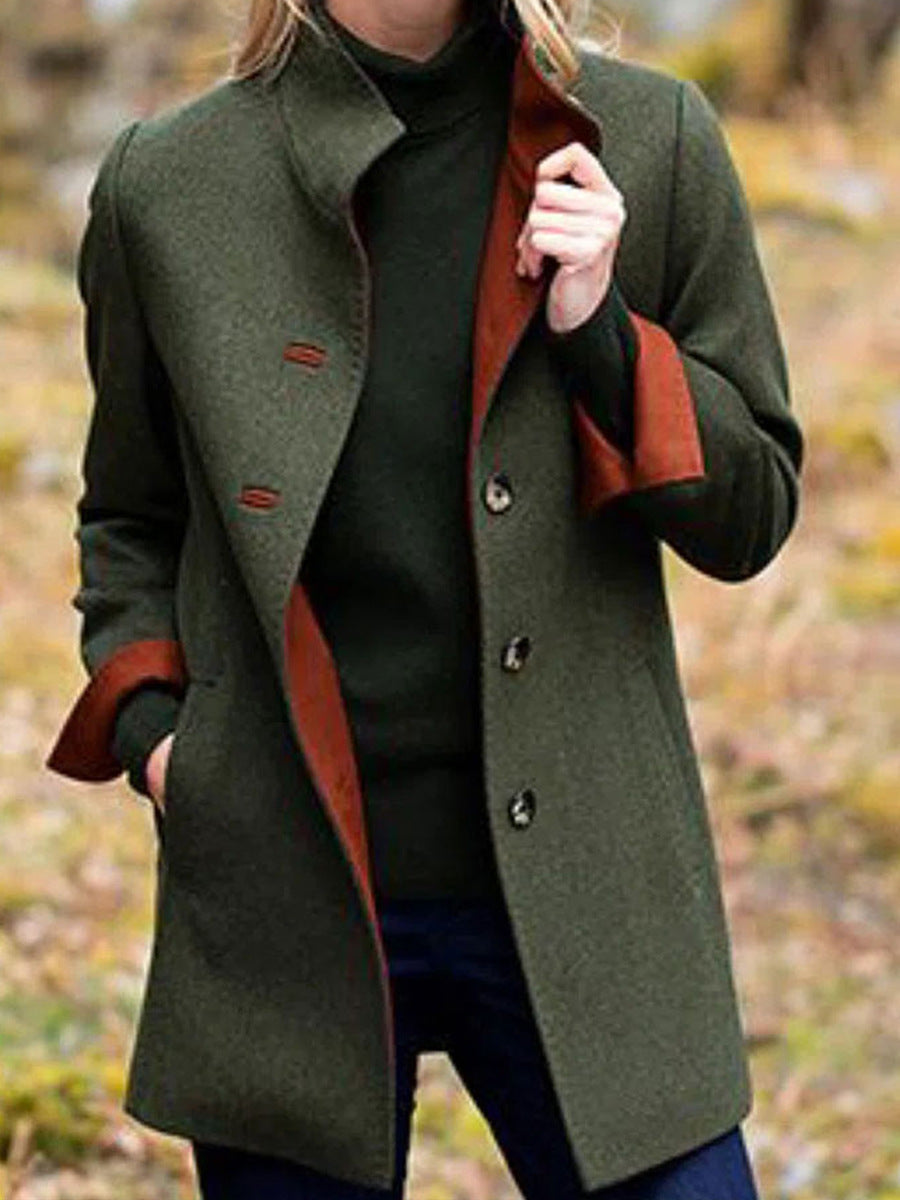 Women's Wool-Blend Coat