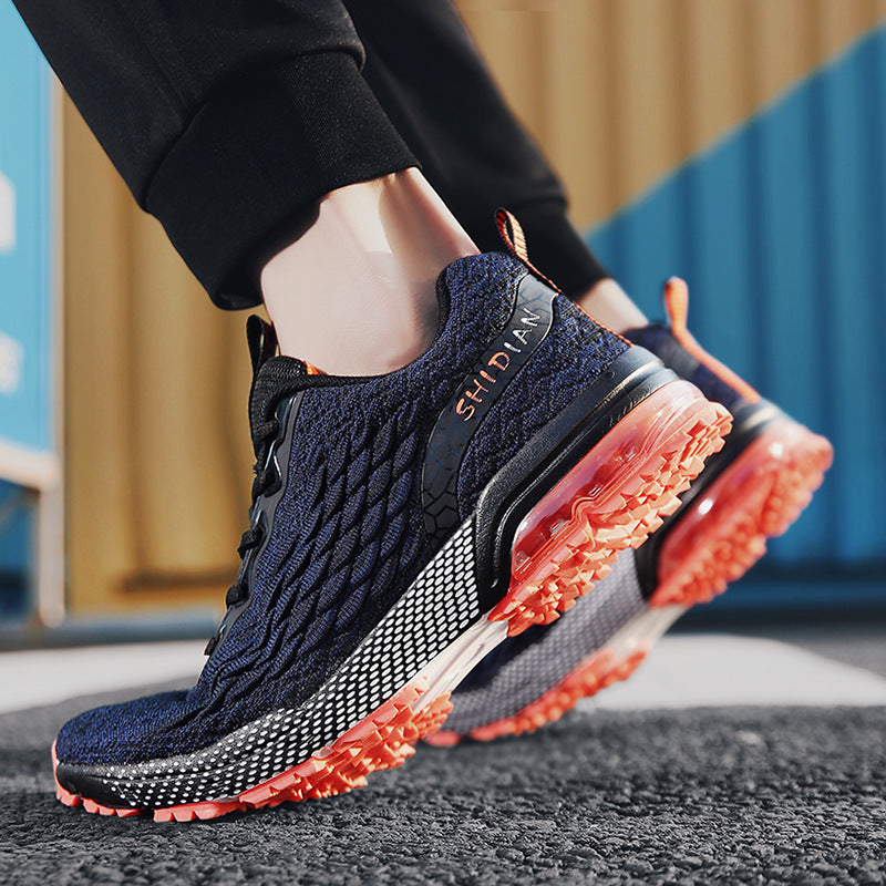 Women's Breathable Athletic Sneakers with Flexible Outsole and Shock-Absorbing Technology