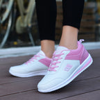 Women's Breathable Casual Sneakers with Flexible Cushioned Footbed