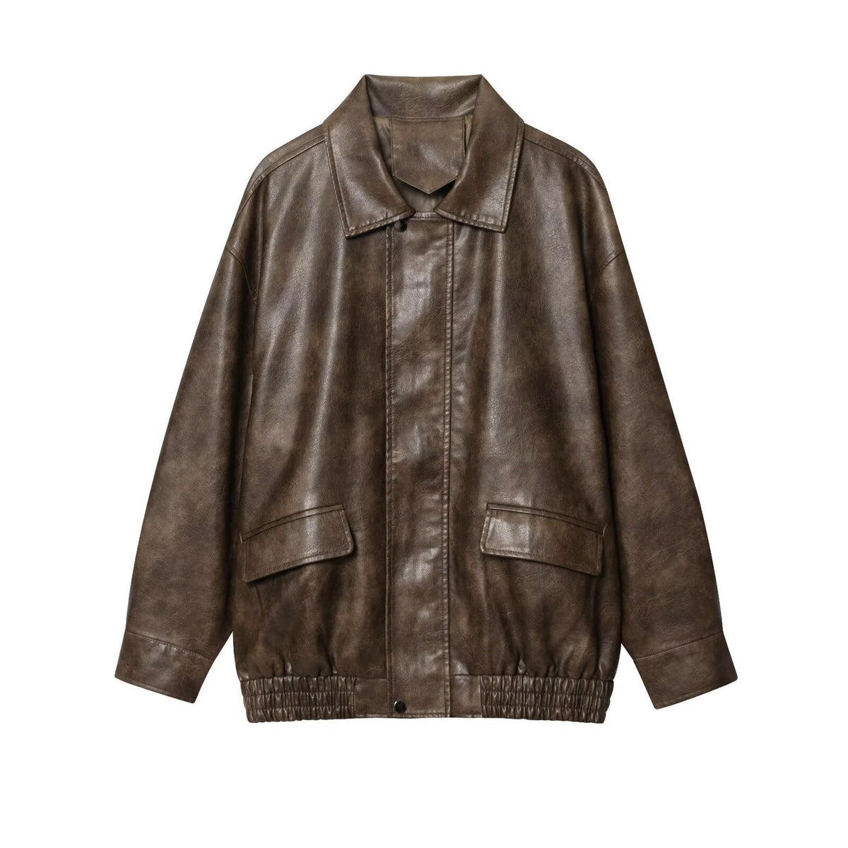 Women's Elegant Faux Leather Jacket