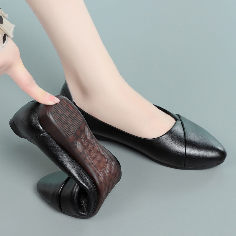 Women's Ballet Flats with Elegant Knot Detail and Comfortable Footbed