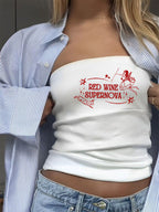 Women's Bandeau Top with Sporty France Design