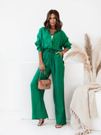 Casual Jumpsuit with Elegant Cut and Pockets