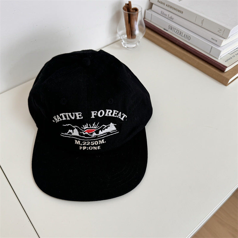 Men's Embroidered Outdoor Adventure Baseball Cap