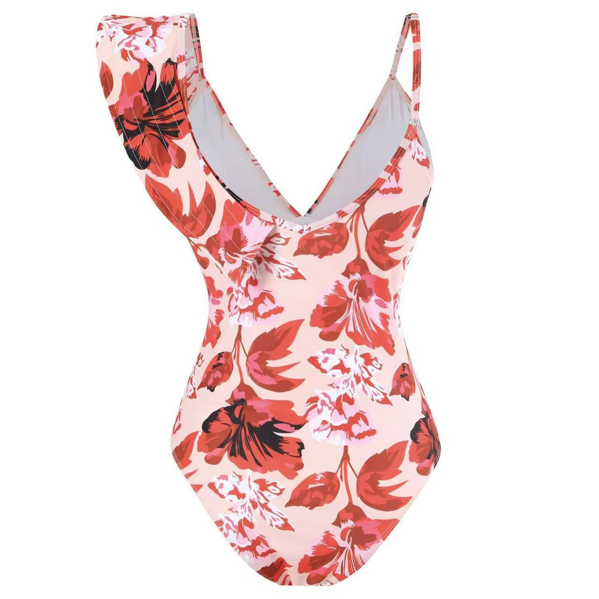 Women's Floral Swimsuit with Matching Skirt