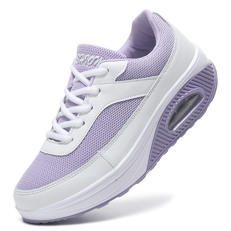 Women's Breathable Fitness Sneakers with Cushioned Air Sole