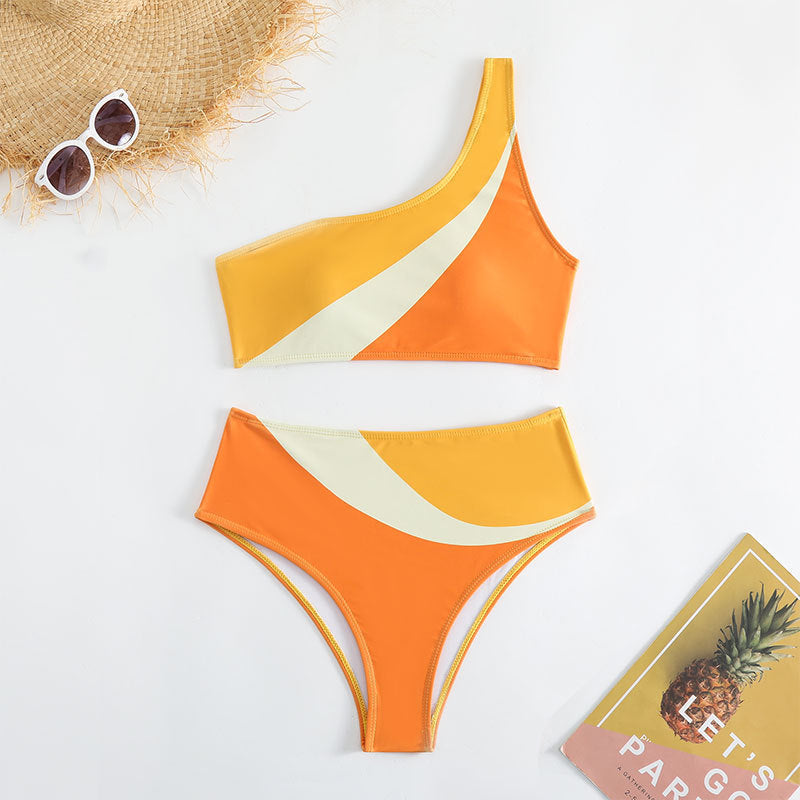 Women's Asymmetrical Gradient Bikini