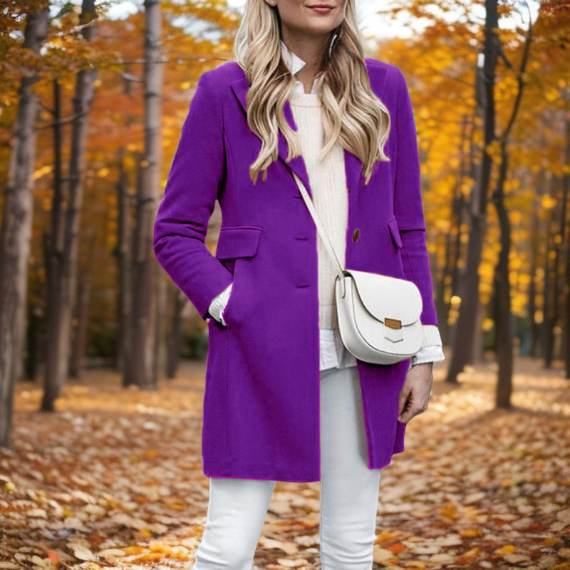 Women's Elegant Wool Coat