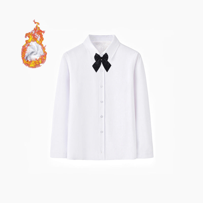 Women's Elegant Long-Sleeve Shirt with Soft Interior