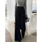 Elegant Wide-Leg Pleated Trousers